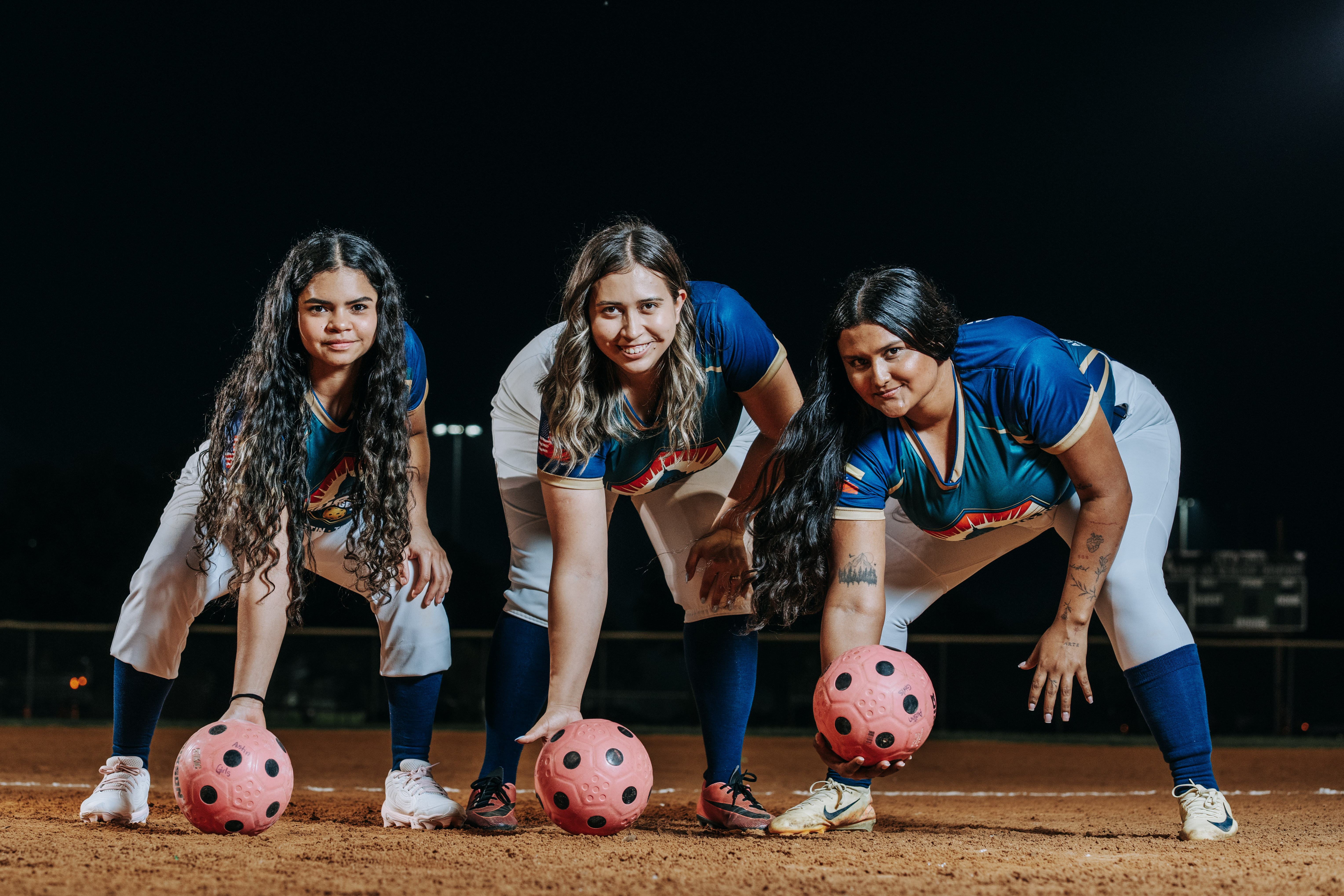 Softball team media day photography Austin Texas